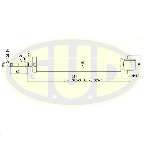 Amortisseur G.U.D. GSA344811