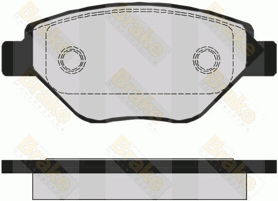 Kit de plaquettes de frein, frein à disque Brake ENGINEERING PA1489