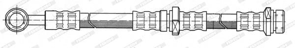 Flexible de frein FERODO FHY3087