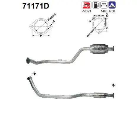 Catalyseur AS 71171D