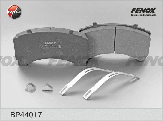 Kit de plaquettes de frein, frein à disque FENOX BP44017