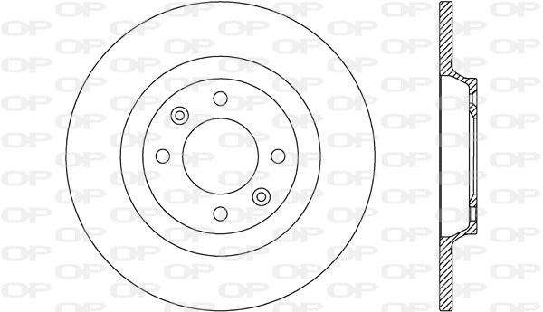 Disque de frein OPEN PARTS BDR2632.10