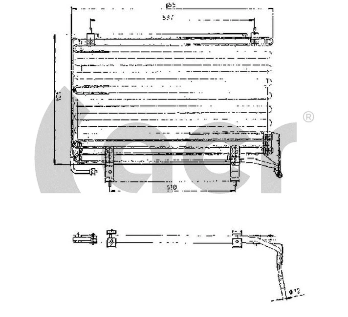Condenseur, climatisation ACR 300147