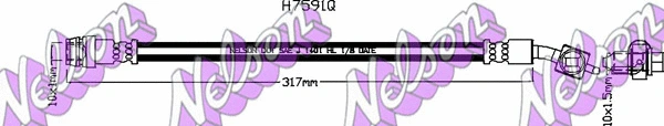 Flexible de frein KAWE H7591Q