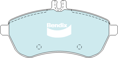 Kit de plaquettes de frein, frein à disque BENDIX-SEA DB2181 GCT