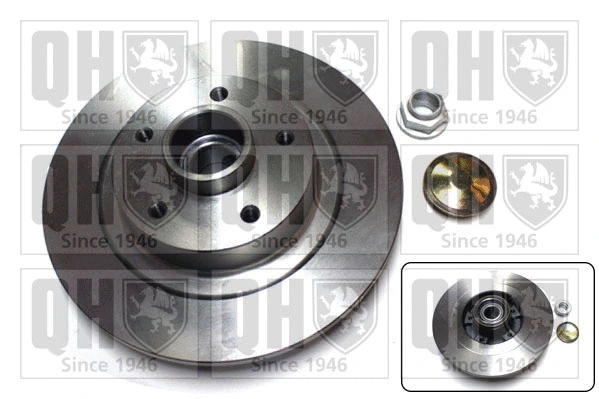Disque de frein QUINTON HAZELL BDC5984