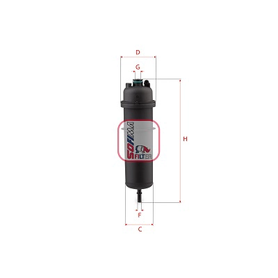 Filtre à carburant SOFIMA S 1A33 B