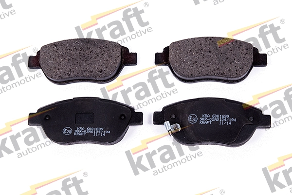 Kit de plaquettes de frein, frein à disque KRAFT AUTOMOTIVE 6001699