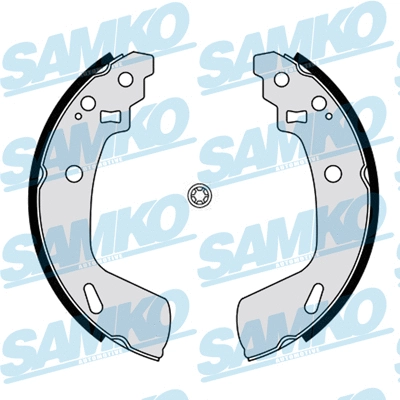 Jeu de mâchoires de frein SAMKO 81188