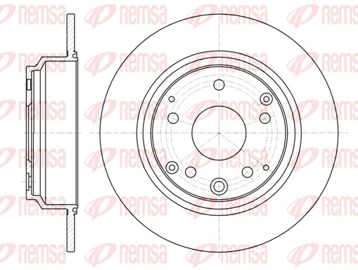 Disque de frein REMSA 61090.00