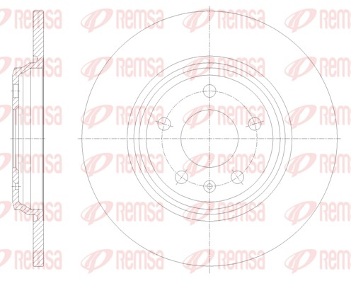 Disque de frein REMSA 61771.00