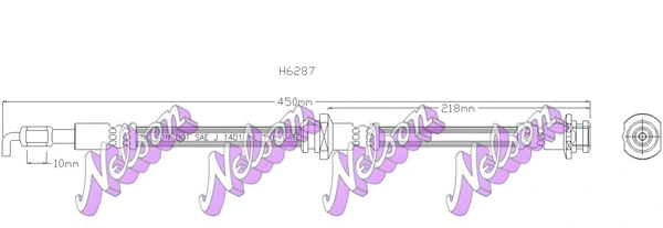 Flexible de frein KAWE H6287