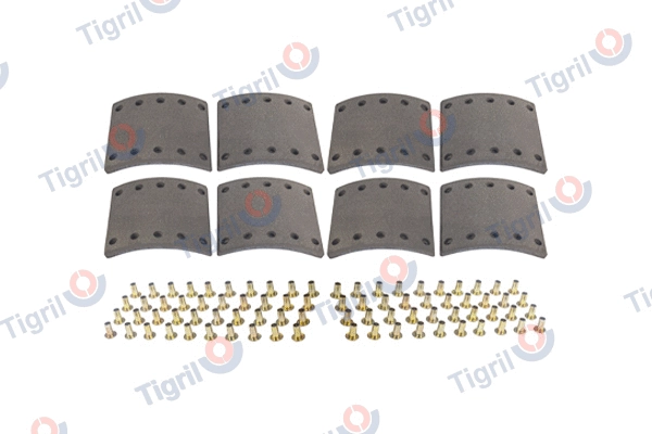 Kit de garnitures de frein, frein à tambour TIGRIL BP13.0050