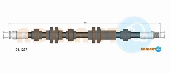 Flexible de frein ADRIAUTO 01.1237