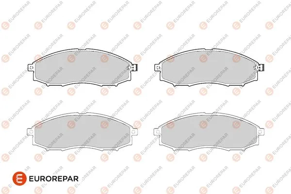 Kit de plaquettes de frein, frein à disque EUROREPAR 1682322580