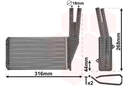 Système de chauffage VAN WEZEL 09006313