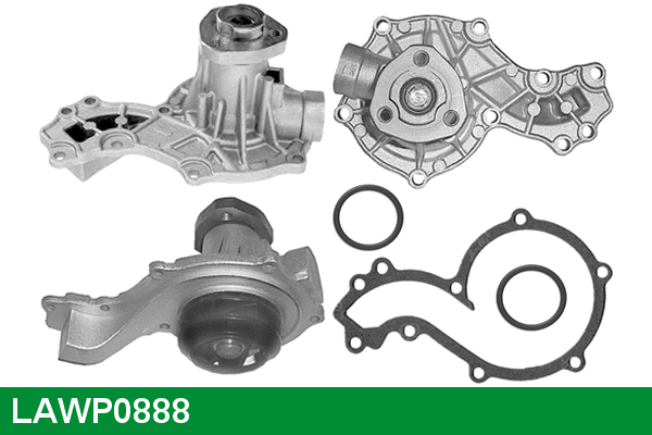 Pompe à eau, refroidissement du moteur LUCAS LAWP0888
