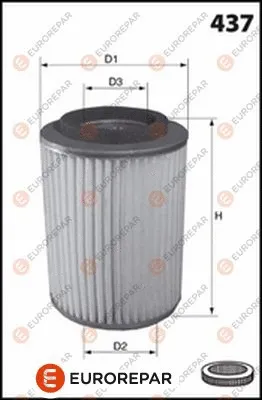 Filtre à air EUROREPAR 1667453480