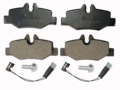 Kit de plaquettes de frein, frein à disque DENCKERMANN B110893