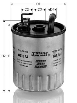 Filtre à carburant TECNECO FILTERS GS213
