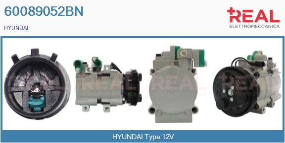 Compresseur, climatisation REAL 60089052BN