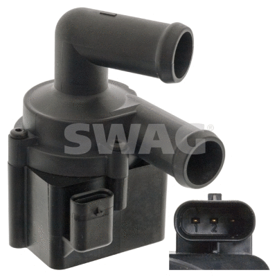 Pompe à eau auxiliaire (circuit d'eau de refroidiss.) SWAG 30 94 9833