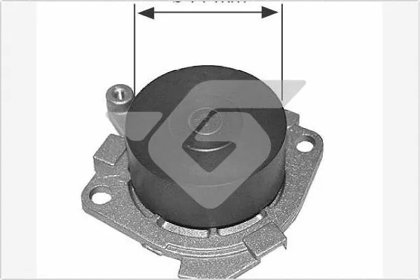 Pompe à eau, refroidissement du moteur HUTCHINSON WP25