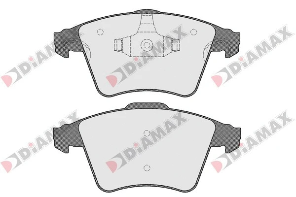 Kit de plaquettes de frein, frein à disque DIAMAX N09481