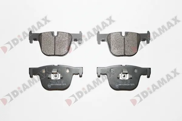 Kit de plaquettes de frein, frein à disque DIAMAX N09882