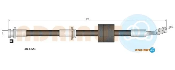 Flexible de frein ADRIAUTO 48.1223