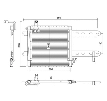 Condenseur, climatisation PowerMax 7110331