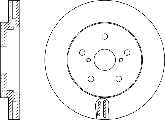 Disque de frein FIT FR0582V