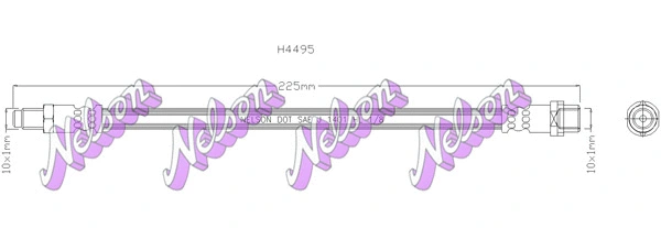 Flexible de frein KAWE H4495