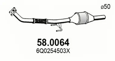 Catalyseur ASSO 58.0064