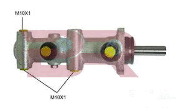 Maître-cylindre de frein BOTTO RICAMBI BRFR0110