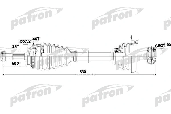 Arbre de transmission PATRON PDS0265