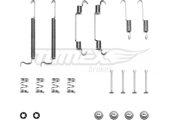 Kit d'accessoires, mâchoire de frein TOMEX Brakes TX 40-57