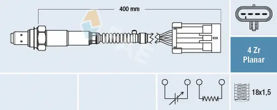 Sonde lambda FAE 77700