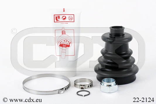 Jeu de joints-soufflets, arbre de commande CDX 22-2124