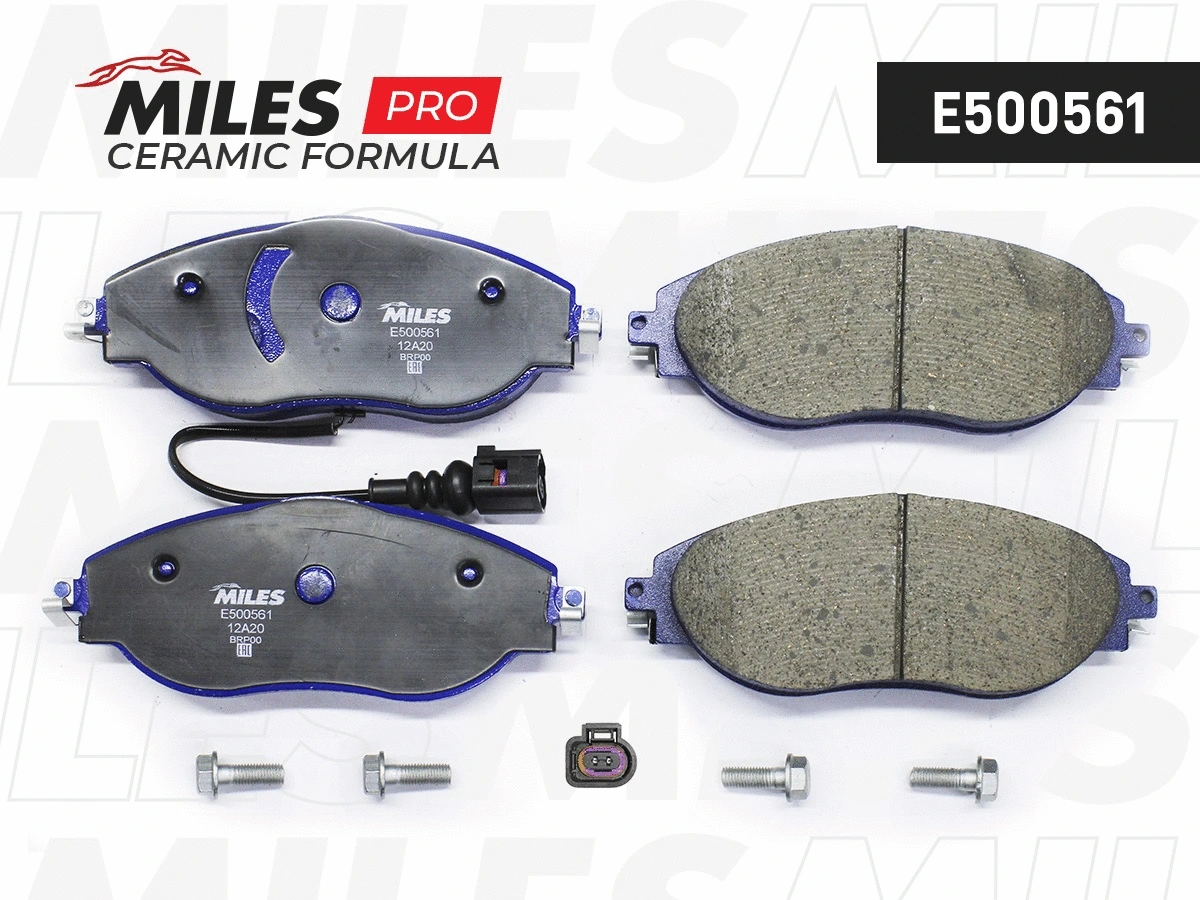 Kit de plaquettes de frein, frein à disque MILES E500561