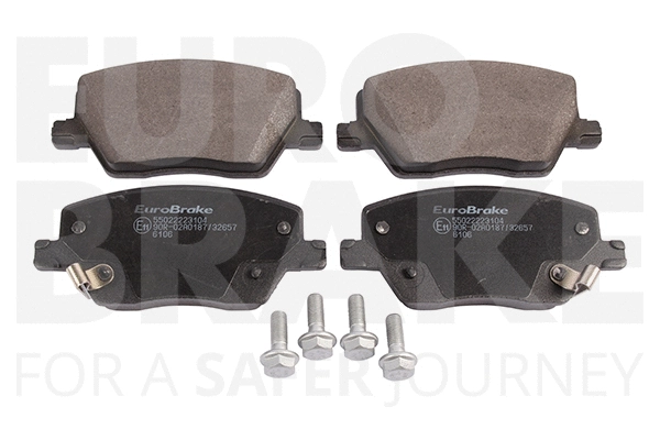 Kit de plaquettes de frein, frein à disque EUROBRAKE 55022223104