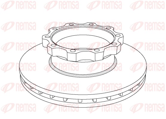 Disque de frein REMSA NCA1044.20