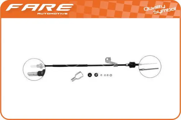 Tirette à câble, commande d'embrayage FARE-RCH 24686