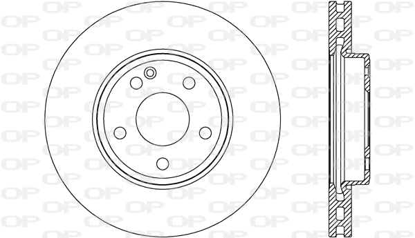 Disque de frein OPEN PARTS BDR2701.20