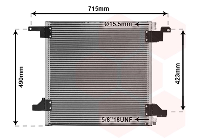 Condenseur, climatisation VAN WEZEL 30005377