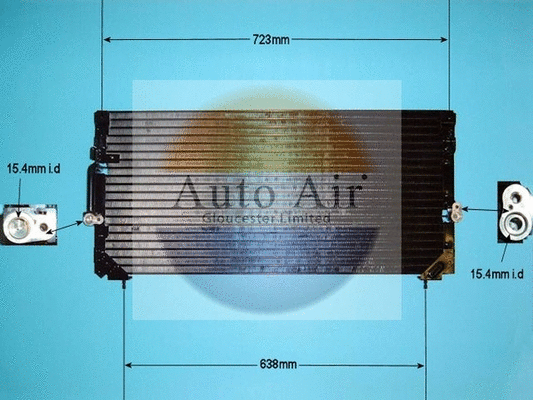 Condenseur, climatisation AUTO AIR GLOUCESTER 16-1024