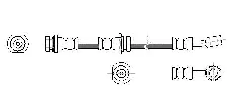 Flexible de frein Technika 41438
