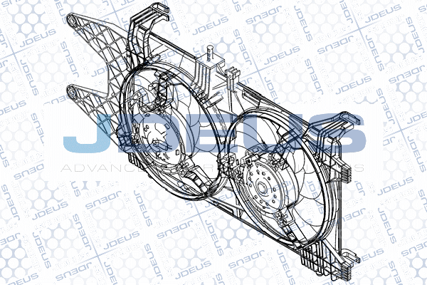 Ventilateur, refroidissement du moteur JDEUS EV830600