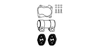 Kit d'assemblage, catalyseur HJS 82 11 3234