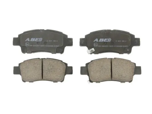 Kit de plaquettes de frein, frein à disque ABE C12084ABE